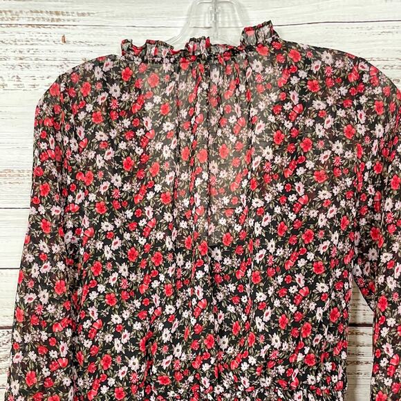 NEW Socialite Smock Waist Floral Mini Dress, NWOT, Size Small - Picture 11 of 14